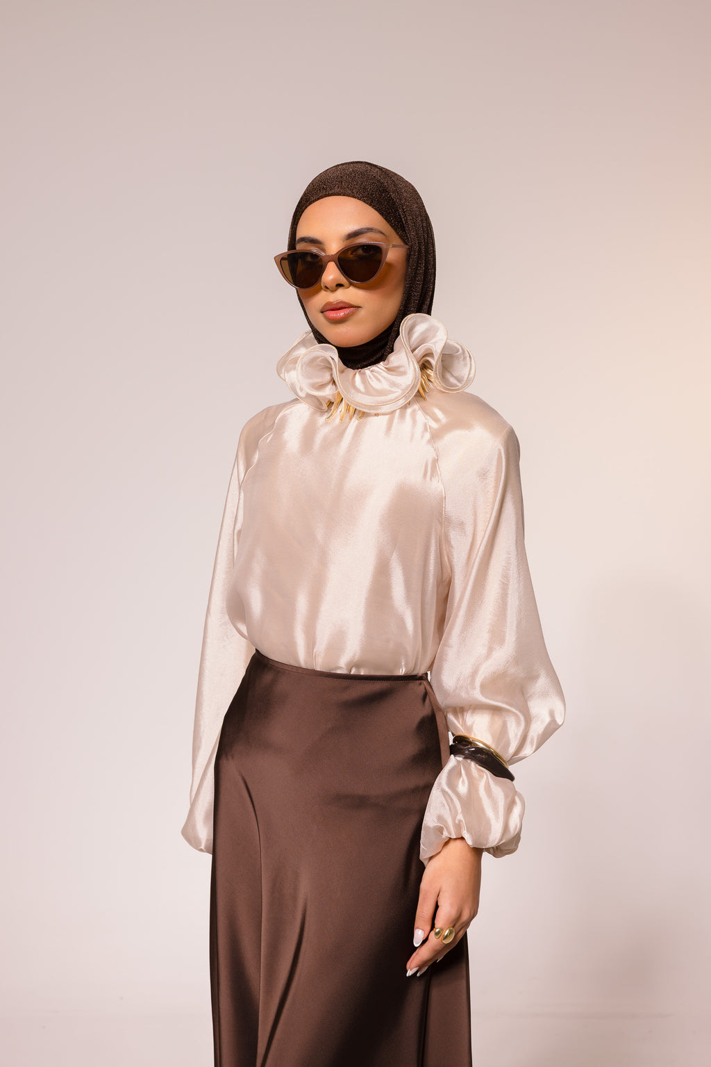 Satin Maxi Skirt