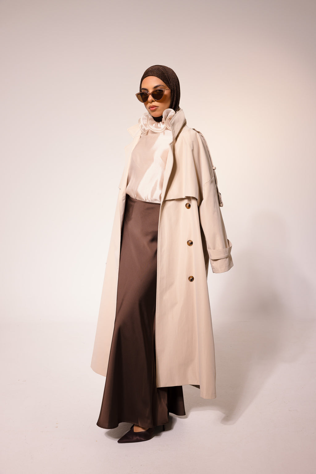 Satin Maxi Skirt