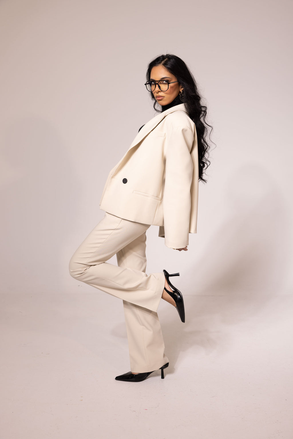 Ivory Tailored Pants
