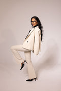 Ivory Cropped Blazer
