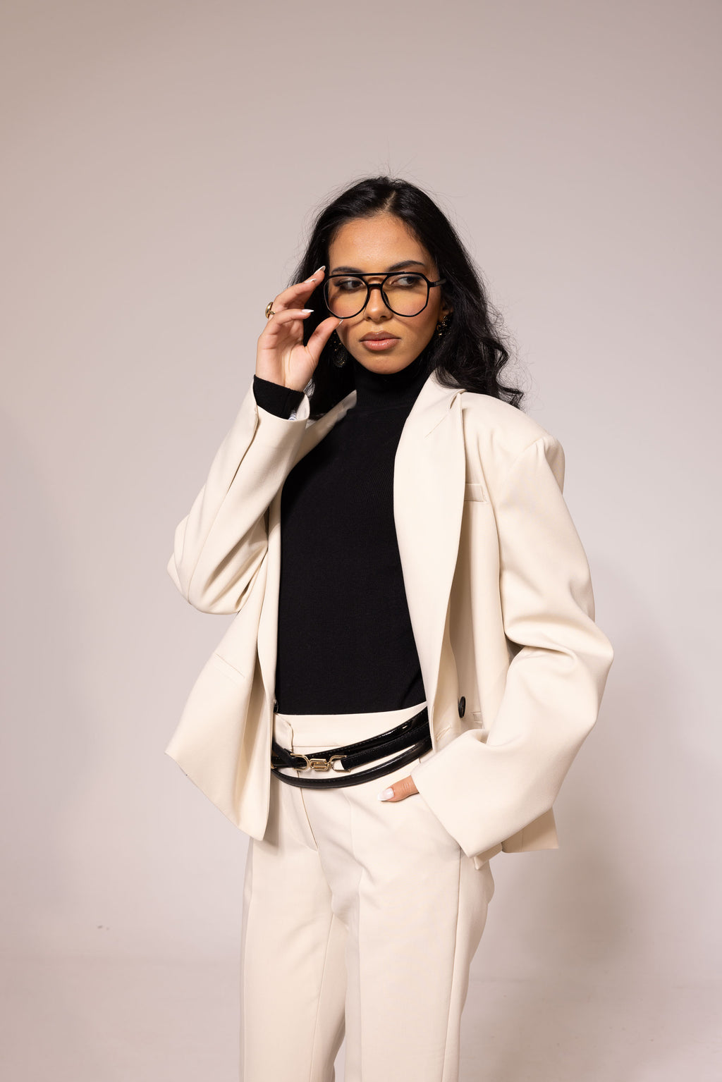 Ivory Tailored Pants