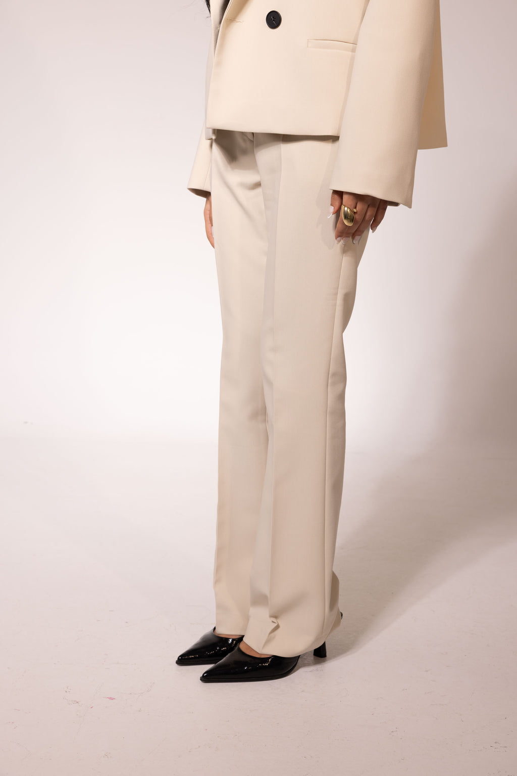 Ivory Tailored Pants