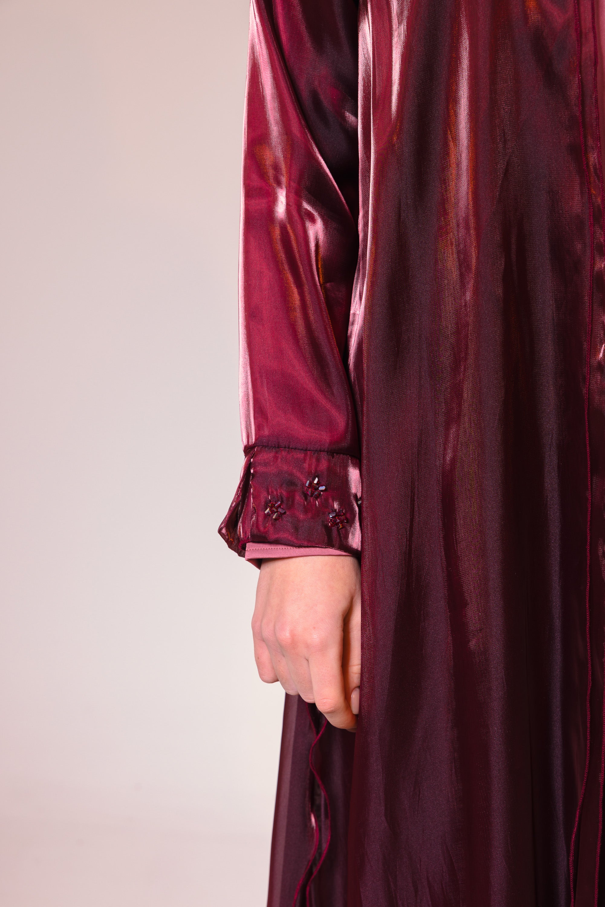 Burgundy Anaïs Abaya